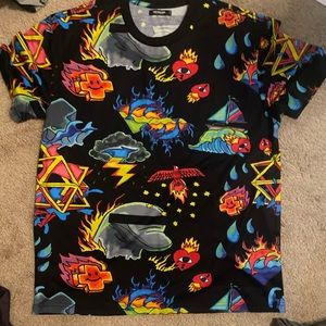 Pink dolphin shirt size XL